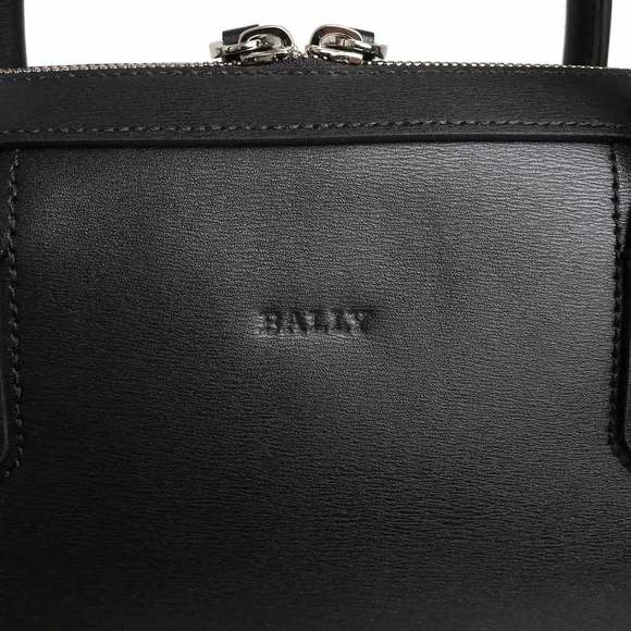 Bally 2way Shoulder Handbag Briefcase Black - Picture 11 of 11